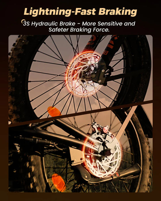 isinwheel R8 Electric Dirt Bike - 48V 27Ah 3000W, 35 MPH Max Speed, 150-Mile Range, 330 lbs Max Load - 100% Financing Available!