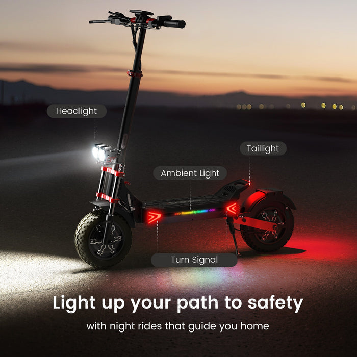 iX8 Off-Road Electric Scooter – 2400W Dual Motor, 38 MPH