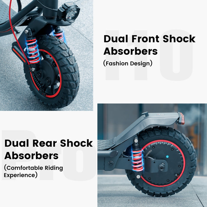 iScooter i10 Pro 800W Commuter Electric Scooter with Dual Suspension