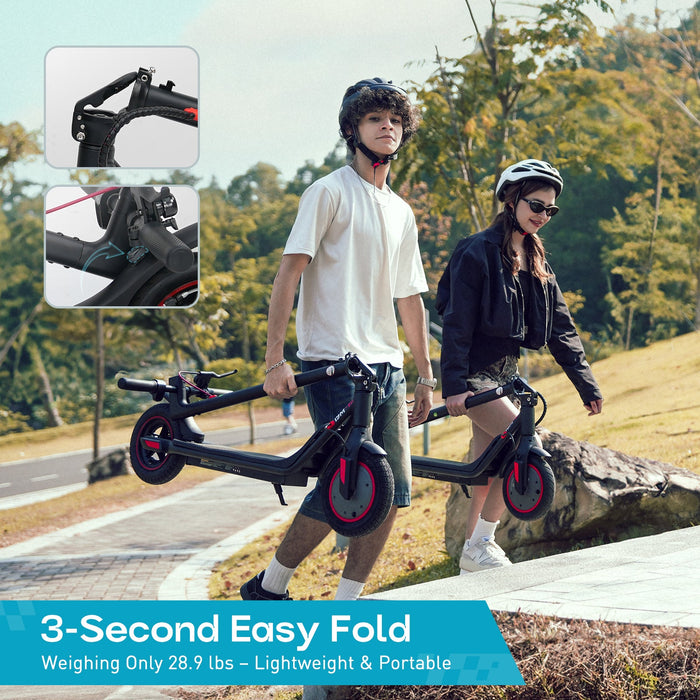 i9M Foldable Commuting Electric Scooter 500W with Pneumatic Tires