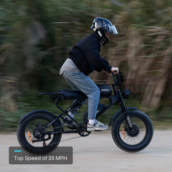 Meelod DK300 MAX - 1200W Dual Motor Dual Battery Fat Tire Electric Bike - 48V 40Ah, 28+ MPH, 75-150 Mile Range, Hydraulic Brakes - 100% Financing Available!