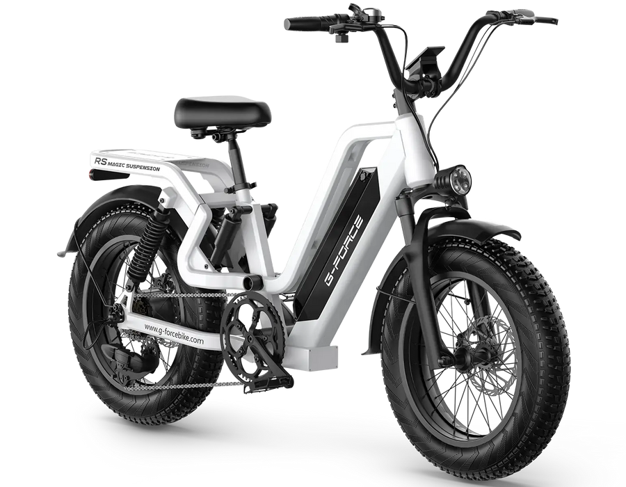 G-FORCE RS ST 750W Fat‑Tire Electric Bike with Long‑Range Battery