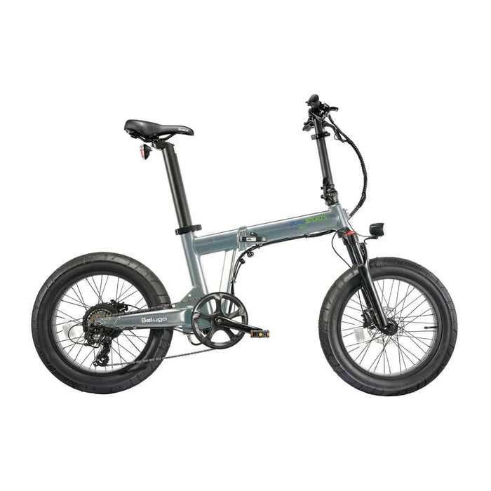 Qualisports Beluga STD/PLUS Folding Fat Tire Electric City Bike 48V  500W (750W Peak)  10.5Ah - 100% Financing Available!