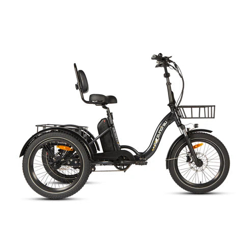 Eunorau ONE-TRIKE 2.0 Folding Electric Trike 48V 500W, upto 50 Mile Range -  100% Financing Available!
