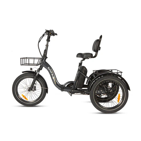Eunorau ONE-TRIKE 2.0 Folding Electric Trike 48V 500W, upto 50 Mile Range -  100% Financing Available!