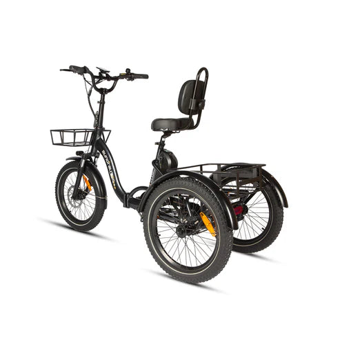 Eunorau ONE-TRIKE 2.0 Folding Electric Trike 48V 500W, upto 50 Mile Range -  100% Financing Available!