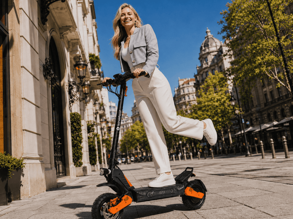 isinwheel GT1 2026 New Urban Commuter Electric Scooter - 800W 48V/10Ah 28mph - 100% Financing Available