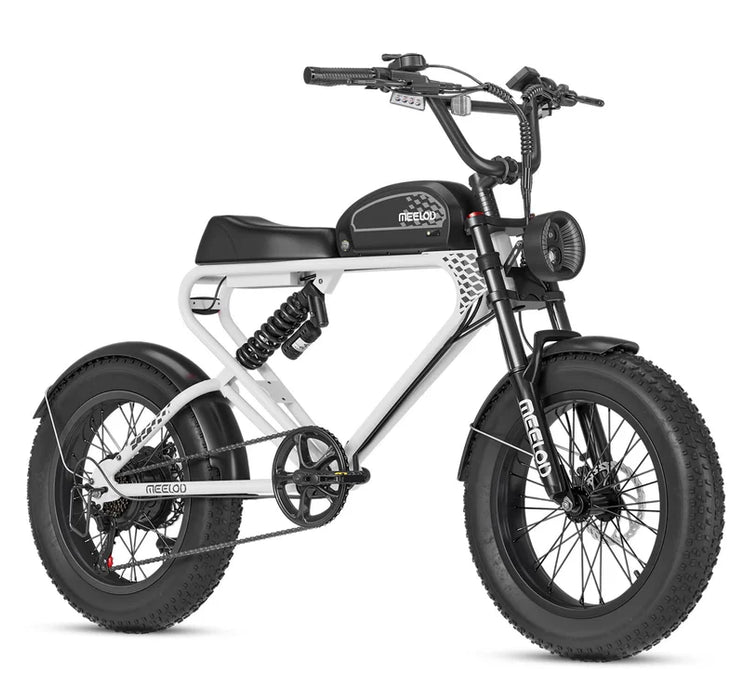 Meelod DK300 PLUS 1200W Fat Tire Electric Bike - 48V 20Ah, 28+ MPH, 50-100 Mile Range, Hydraulic Brakes, Max Load 440 Lbs - 100% Financing Available!