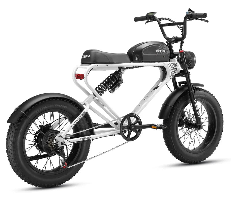 Meelod DK300 PLUS 1200W Fat Tire Electric Bike - 48V 20Ah, 28+ MPH, 50-100 Mile Range, Hydraulic Brakes, Max Load 440 Lbs - 100% Financing Available!