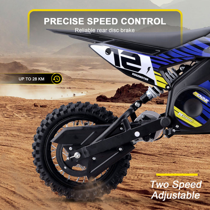MotoTec 36v 7.8Ah 1000w (HP112E) Electric Dirt Bike - dual hydraulic suspension,18 MPH - 100% Financing Available!
