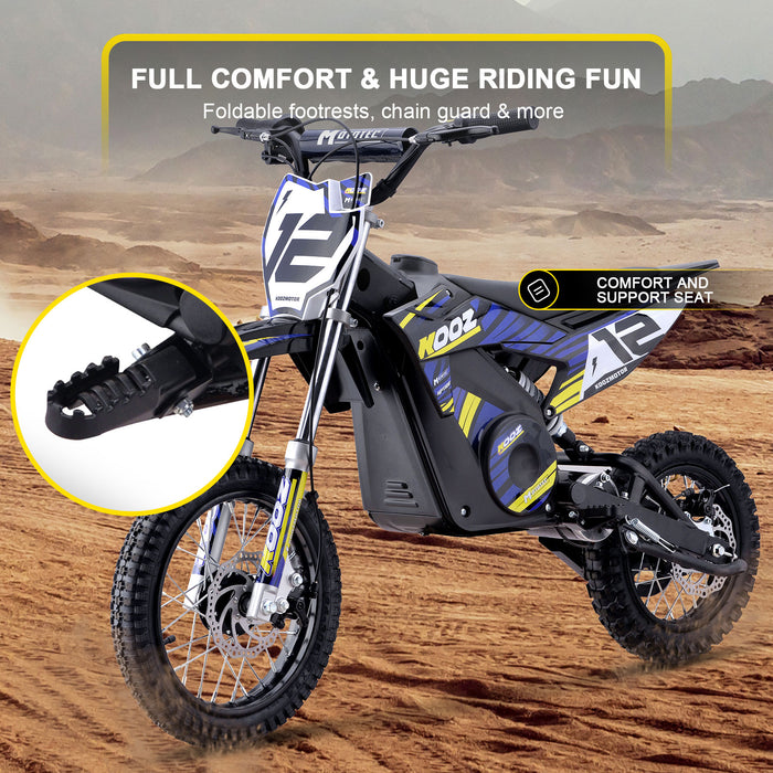 MotoTec 36v 7.8Ah 1000w (HP112E) Electric Dirt Bike - dual hydraulic suspension,18 MPH - 100% Financing Available!