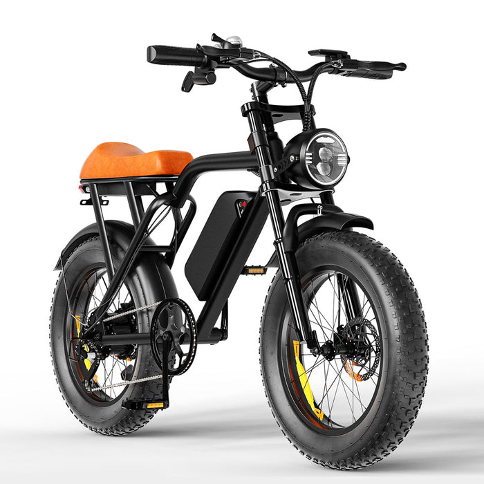 MEGAWHEELS EB01 Electric Bike with 15.6Ah Battery, 500W motor supports 33mph max Speed and up to 40miles Range