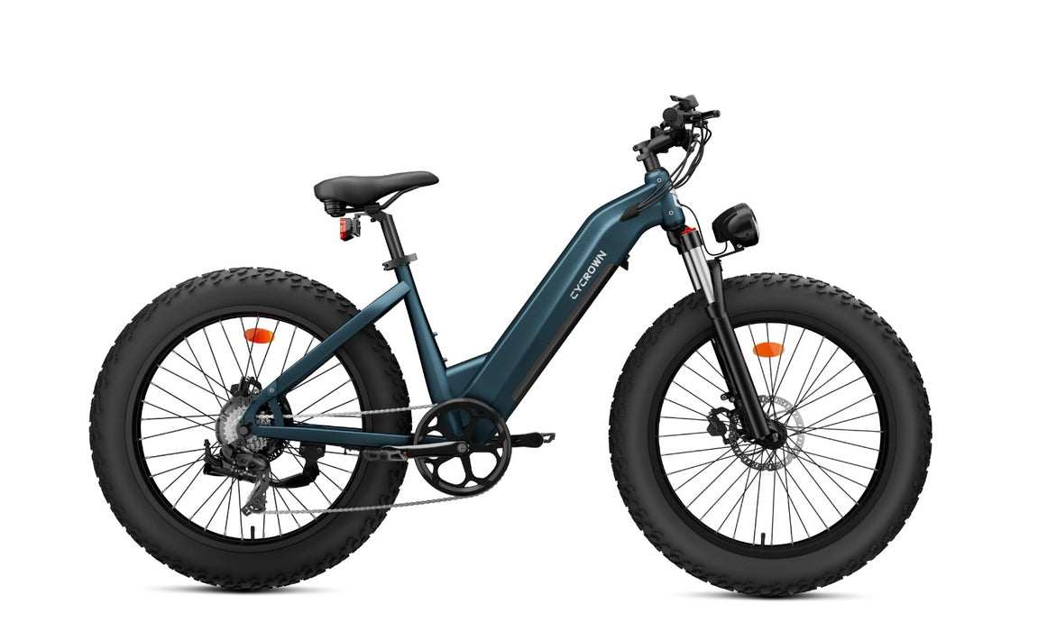 AOSTIRMOTOR S07-B 750W Electric Mountain Bike – 26" Fat Tire, 48V, 28mph, 7-Speed