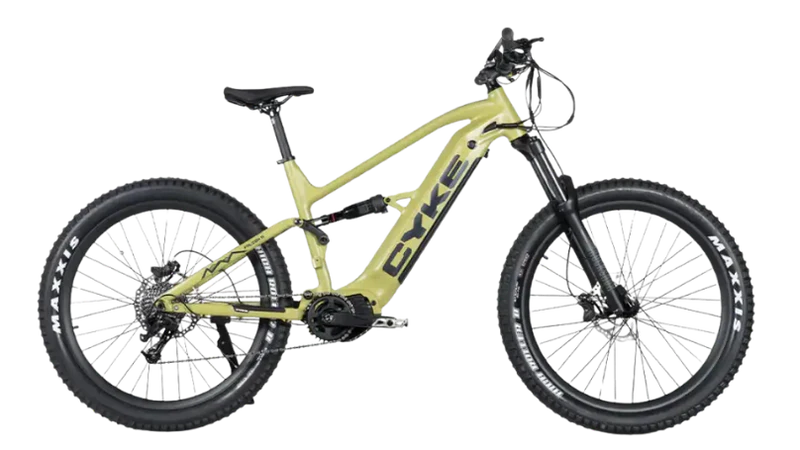 Cyke Falcon A Full Suspension All Terrain 500W (750W Peak) Bafang Mid-Drive Electric Bike
