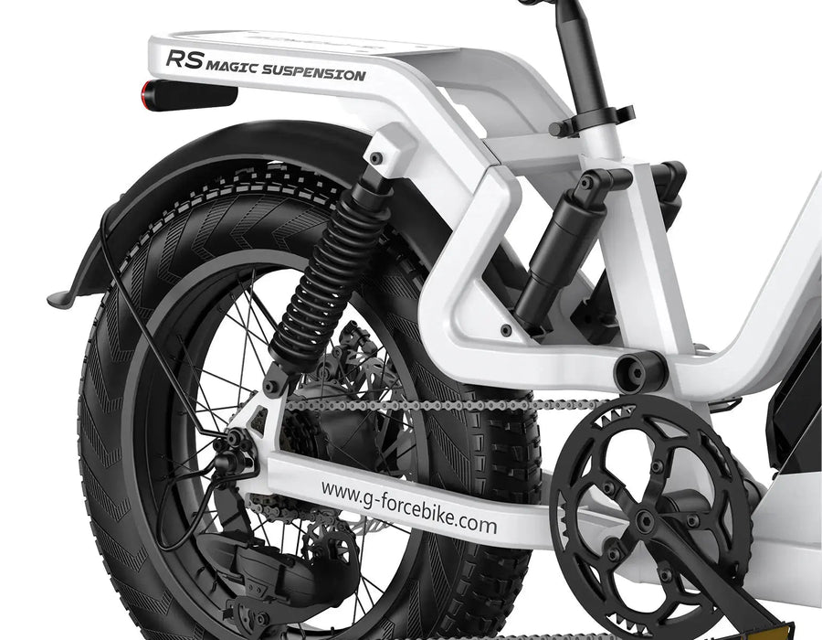G-FORCE RS ST 750W Fat‑Tire Electric Bike with Long‑Range Battery