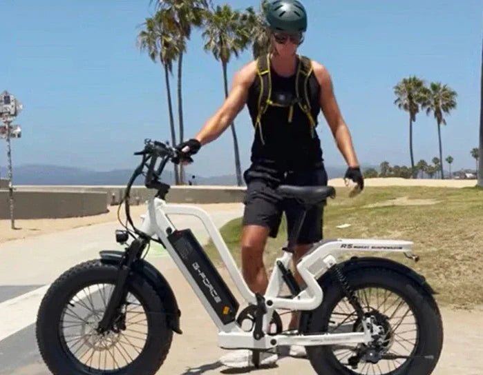 G-FORCE RS ST 750W Fat‑Tire Electric Bike with Long‑Range Battery