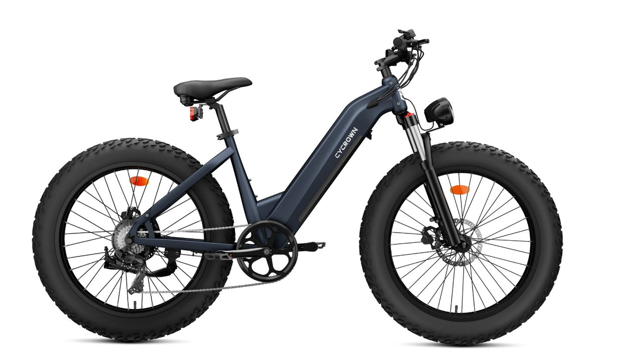 Cycrown CycVerve Fat Tire Ebike Electric Bike - 48V 750W hydraulic brakes, 26" fat tires, max load 330 lbs - 100% Financing Available!