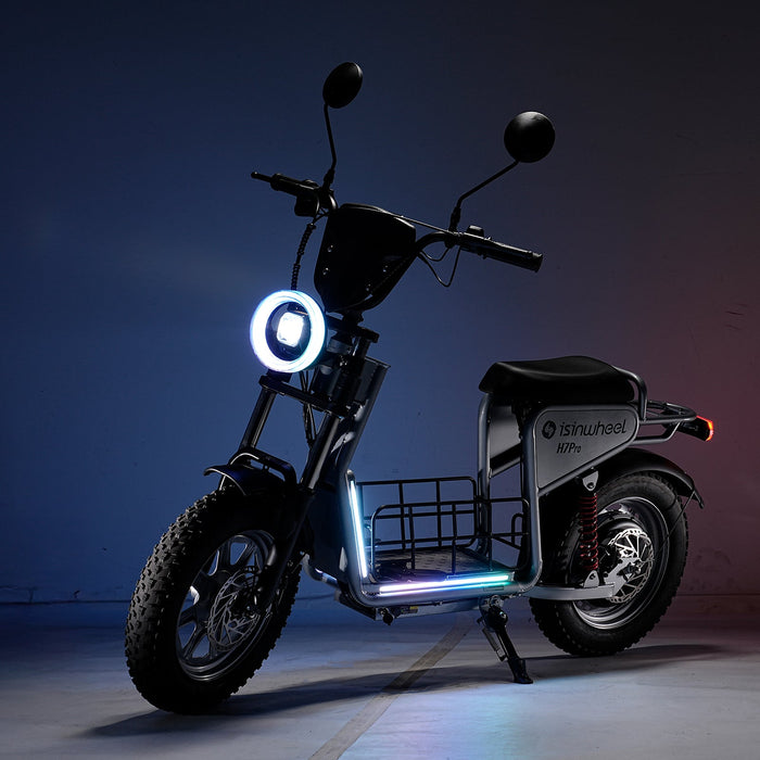 iSinwheel H7Pro 1200W Seat-Equipped High-Performance Commuter Electric Scooter
