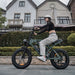 CycHunter 1000W Class 3 Moped-Style Electric Bike Full Suspension