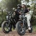 CycHunter 1000W Class 3 Moped-Style Electric Bike Full Suspension