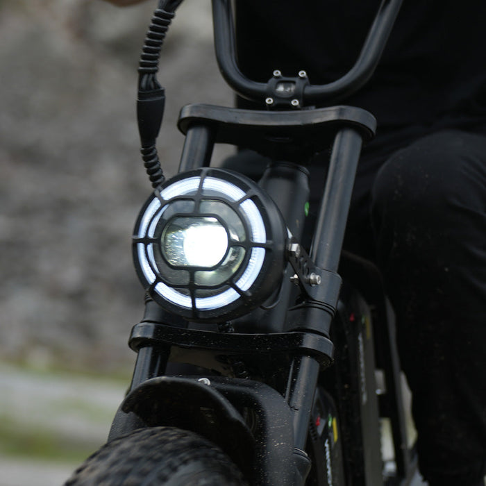 CycHunter 1000W Class 3 Moped-Style Electric Bike Full Suspension