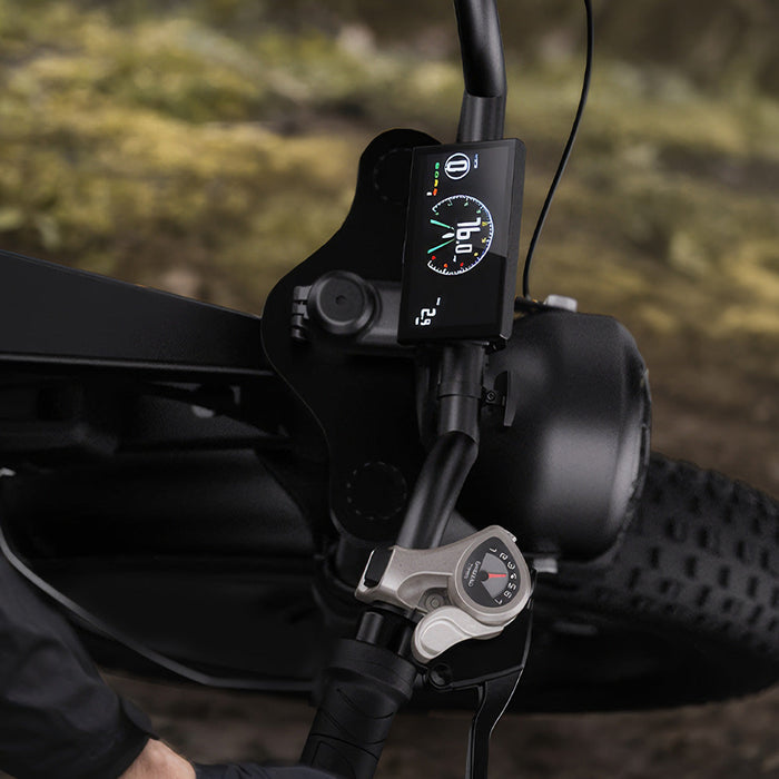 CycHunter 1000W Class 3 Moped-Style Electric Bike Full Suspension