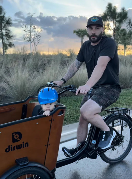 Dirwin Caravan 2 Three-Wheel Electric Cargo Bike 500W 48V 15Ah 450 lb Cargo Load - 100% Financing Available!