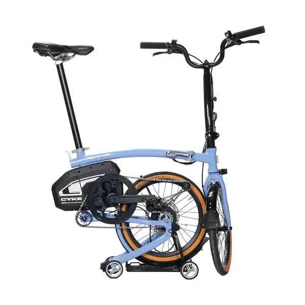 Cyke Kingfisher 250W Mid-Drive Folding Electric Bike - 36V 10Ah, 28 MPH, 57 Mile Range, Hydraulic Brakes - 100% Financing Available!