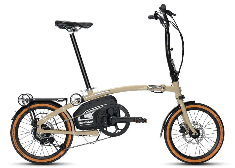 Cyke Kingfisher 250W Mid-Drive Folding Electric Bike - 36V 10Ah, 28 MPH, 57 Mile Range, Hydraulic Brakes - 100% Financing Available!