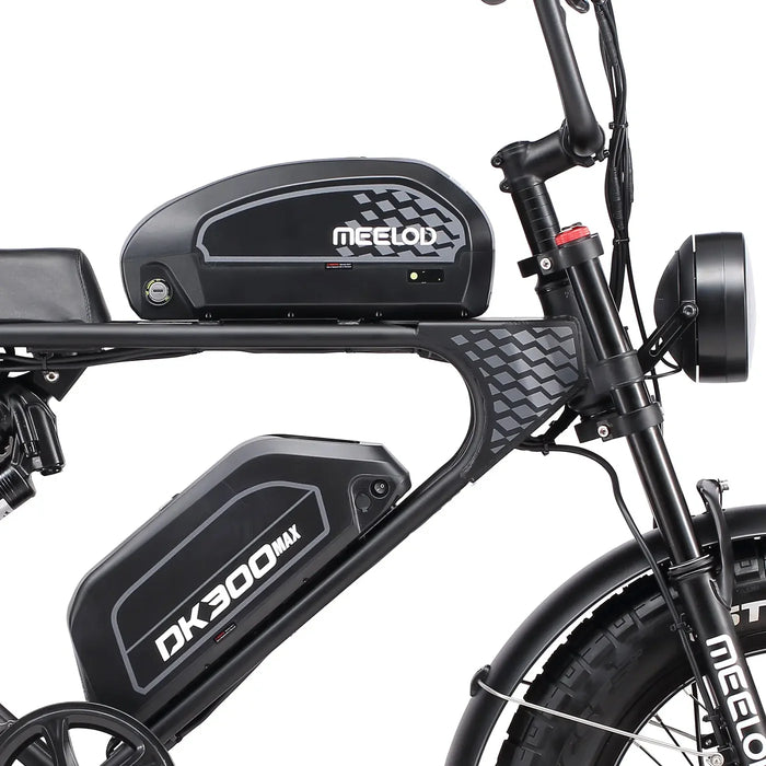 Meelod DK300 MAX - 1200W Dual Motor Dual Battery Fat Tire Electric Bike - 48V 40Ah, 28+ MPH, 75-150 Mile Range, Hydraulic Brakes - 100% Financing Available!