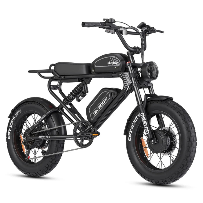 Meelod DK300 MAX - 1200W Dual Motor Dual Battery Fat Tire Electric Bike - 48V 40Ah, 28+ MPH, 75-150 Mile Range, Hydraulic Brakes - 100% Financing Available!
