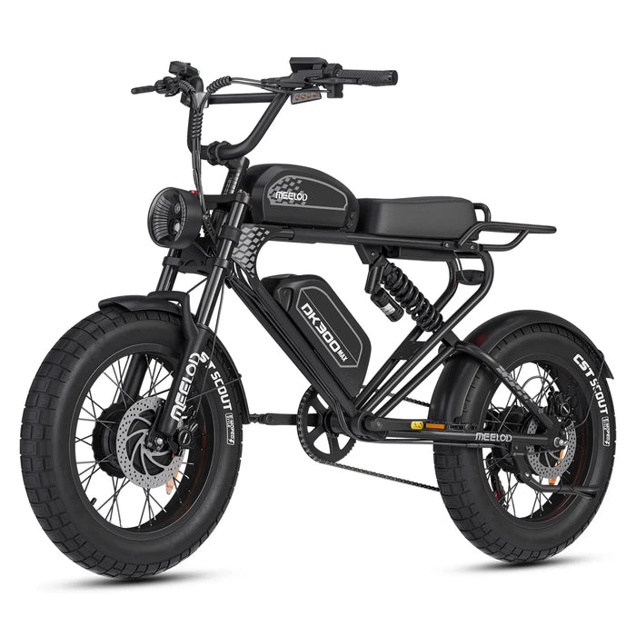 Meelod DK300 MAX - 1200W Dual Motor Dual Battery Fat Tire Electric Bike - 48V 40Ah, 28+ MPH, 75-150 Mile Range, Hydraulic Brakes - 100% Financing Available!