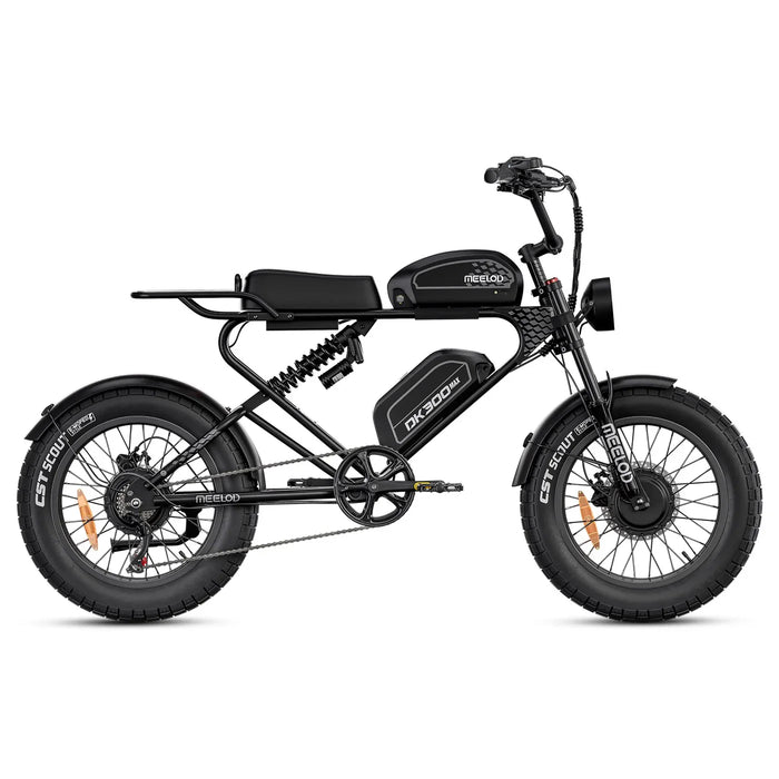 Meelod DK300 MAX - 1200W Dual Motor Dual Battery Fat Tire Electric Bike - 48V 40Ah, 28+ MPH, 75-150 Mile Range, Hydraulic Brakes - 100% Financing Available!