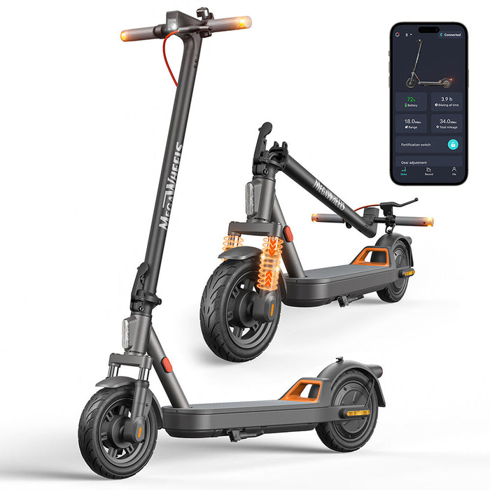 Megawheels C2 Electric Scooter with 10‑Inch Tires and 19‑Mile Range