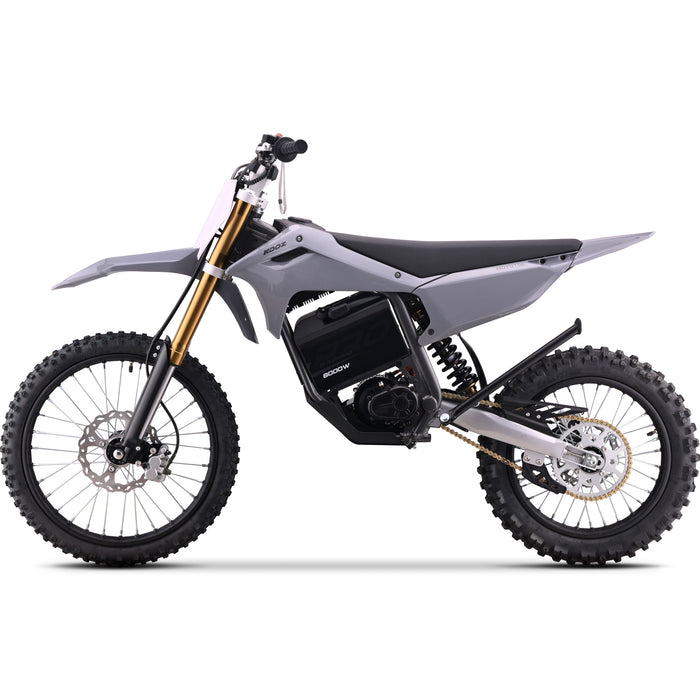 MotoTec 72V 8000W Lithium Pro Electric Dirt Bike 19/16 - Max Speed 56 MPH, Full Hydraulic Suspension, Dual Hydraulic Brakes - 100% Financing Available!