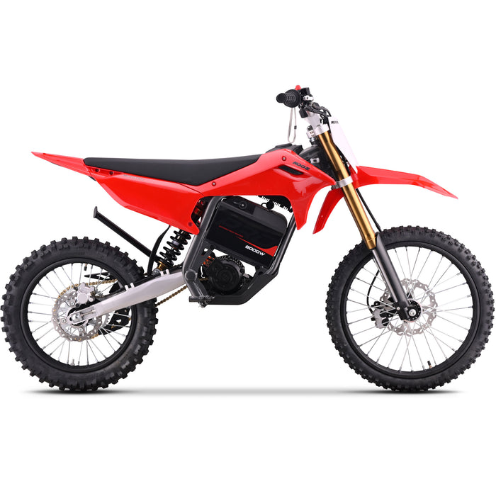 MotoTec 72V 8000W Lithium Pro Electric Dirt Bike 19/16 - Max Speed 56 MPH, Full Hydraulic Suspension, Dual Hydraulic Brakes - 100% Financing Available!