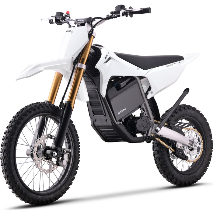 MotoTec 72V 8000W Lithium Pro Electric Dirt Bike 17/14 - Max Speed 50 MPH, Full Hydraulic Suspension, Dual Hydraulic Brakes - 100% Financing Available!