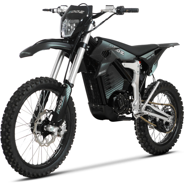 MotoTec Venom 72V, 6000W, 73Ah Electric Dirt Bike - peak power 30,000W, max speed 75 mph, Tesla battery