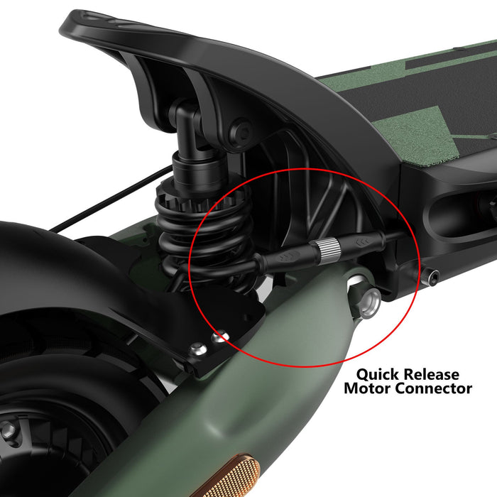 NANROBOT D6+MAX All-Terrain 45mph Electric Scooter with 10‑Inch Wide Tires