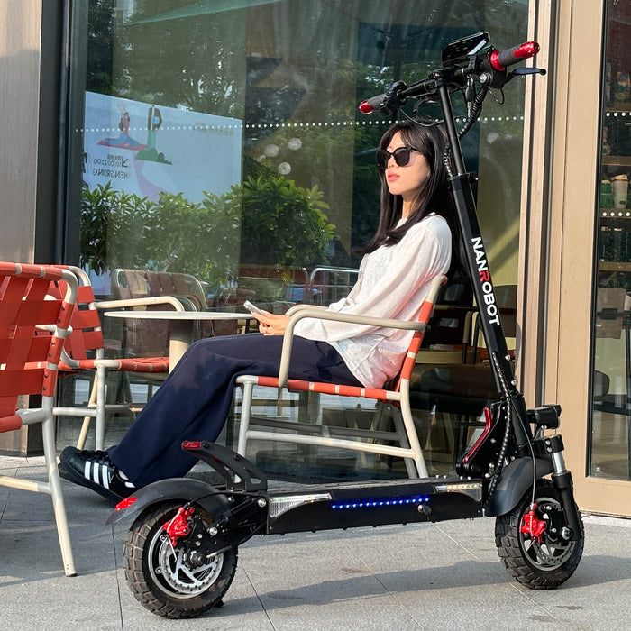 NANROBOT T1 High‑Power 800W Electric Scooter with Retractable Pole