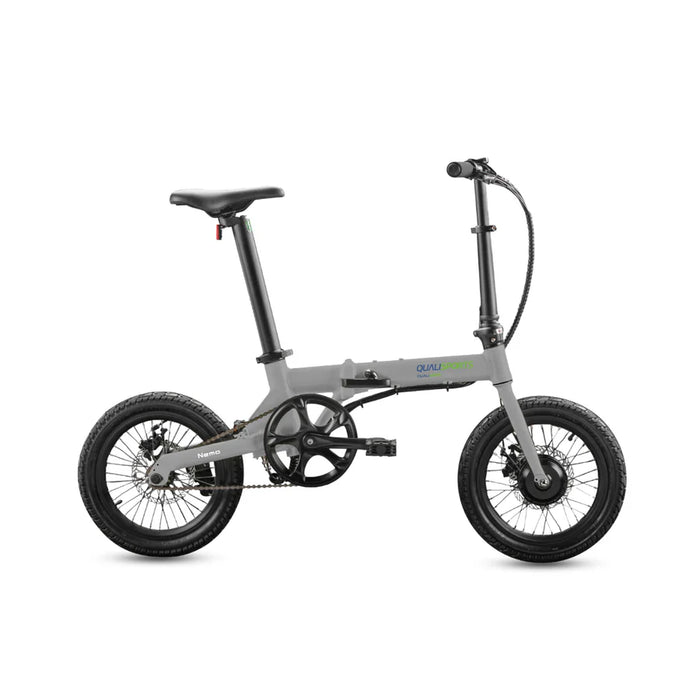 Qualisports Nemo Ultra-Lightweight Folding Electric Bike 36V  250W  7Ah Geared Brushless Hub Motor - 100% Financing Available! Ships Mid-May