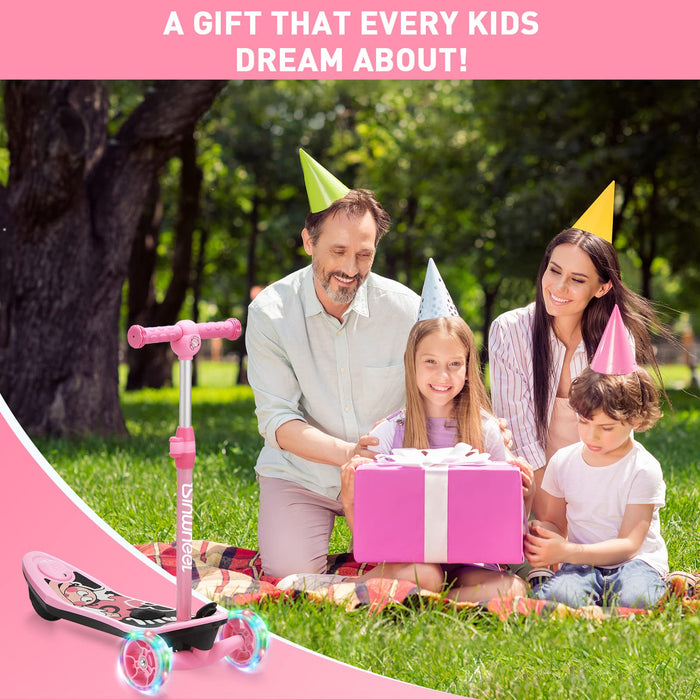 Adjustable 3-Wheel Mini 2-in-1 Foldable Kids Electric Scooter