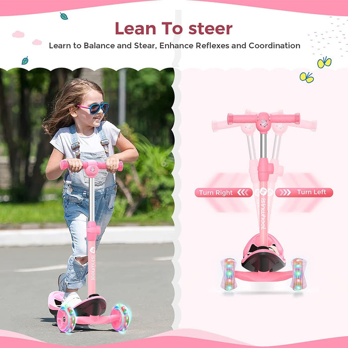 Adjustable 3-Wheel Mini 2-in-1 Foldable Kids Electric Scooter