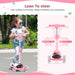 Adjustable 3-Wheel Mini 2-in-1 Foldable Kids Electric Scooter