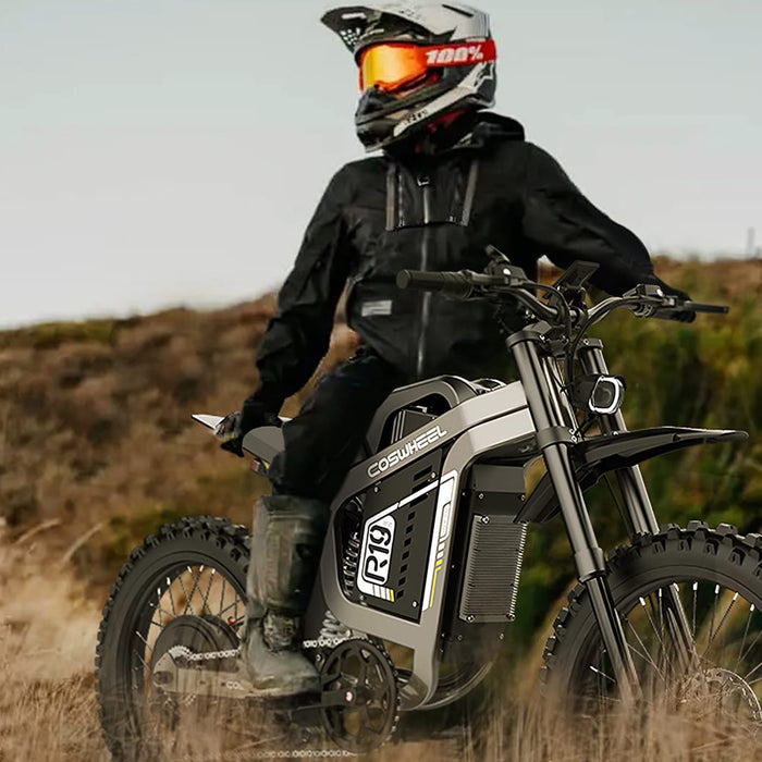 COSWHEEL R19 Electric Dirt Bike - 72V 6000W Top Speed 50MPH! 100% Financing Available!