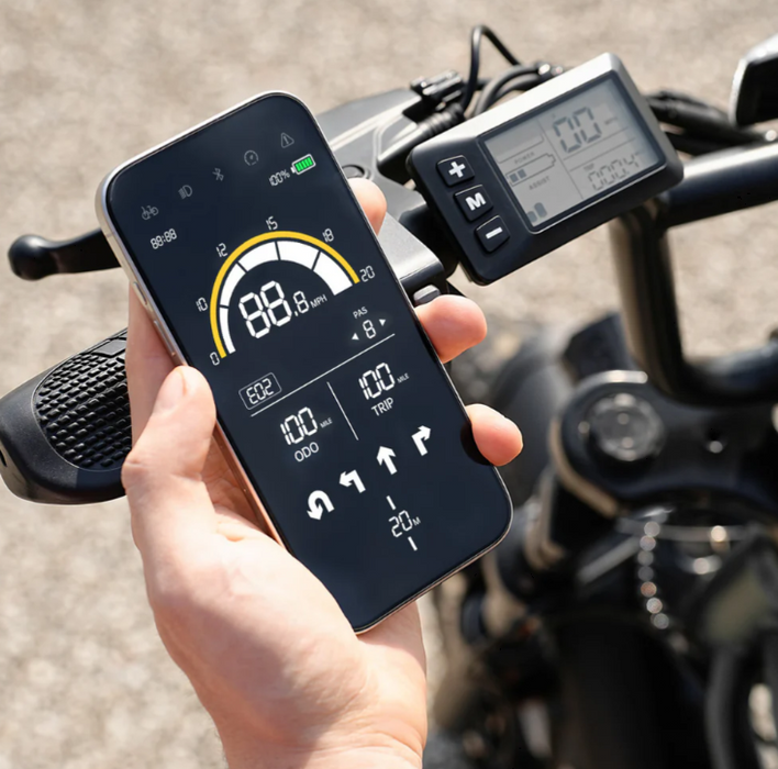 Cycrown Run Mini All Terrain Fat Tire Vintage Design Electric Bike - 36V 500W (750W Peak), full suspension, 20 MPH, 30-mile range - 100% Financing Available!