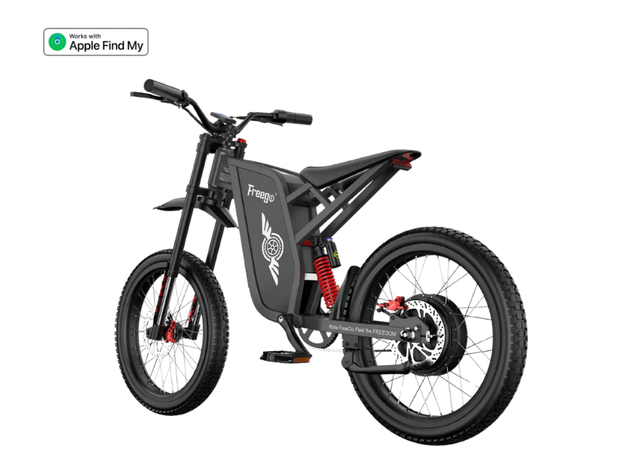 Freego X1 Series Agile All-Terrain Electric Dirt Bike - 60V, 25Ah, 3000W peak, 37 MPH max speed,  full suspension, hydraulic brakes - 100% Financing Available