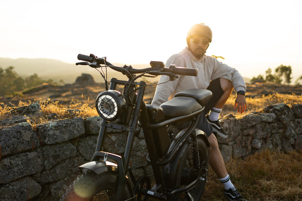 RIDING TIMES - Z8  Pro Moped-Style Electric Bike - 48V 1500W Max speed 32mph - 100% Financing Available!