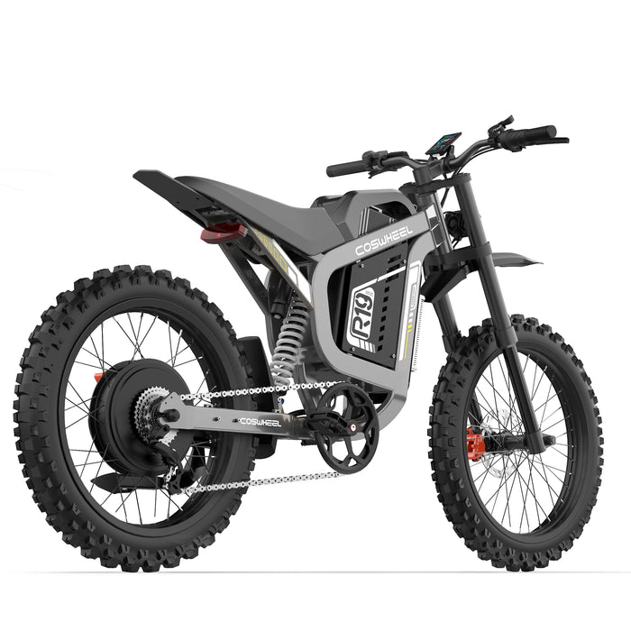 COSWHEEL R19 Electric Dirt Bike - 72V 6000W Top Speed 50MPH! 100% Financing Available!