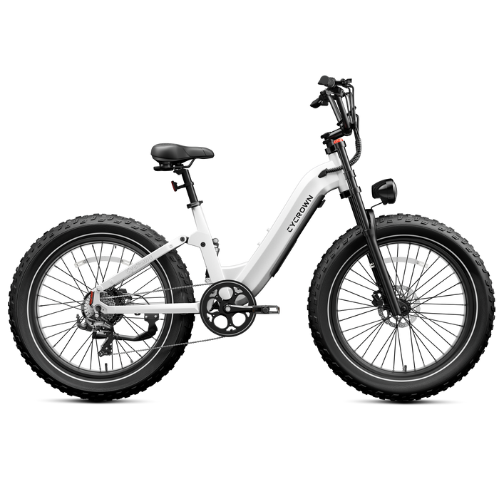 Roma All-Terrain Electric Bike with Kid Seat Indigo Blue